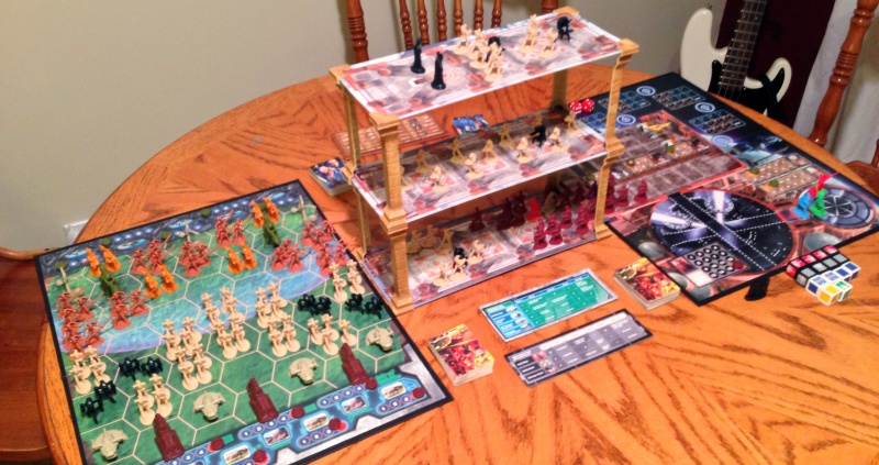 2 Player Playthrough of The Queen's Gambit The Board Game 