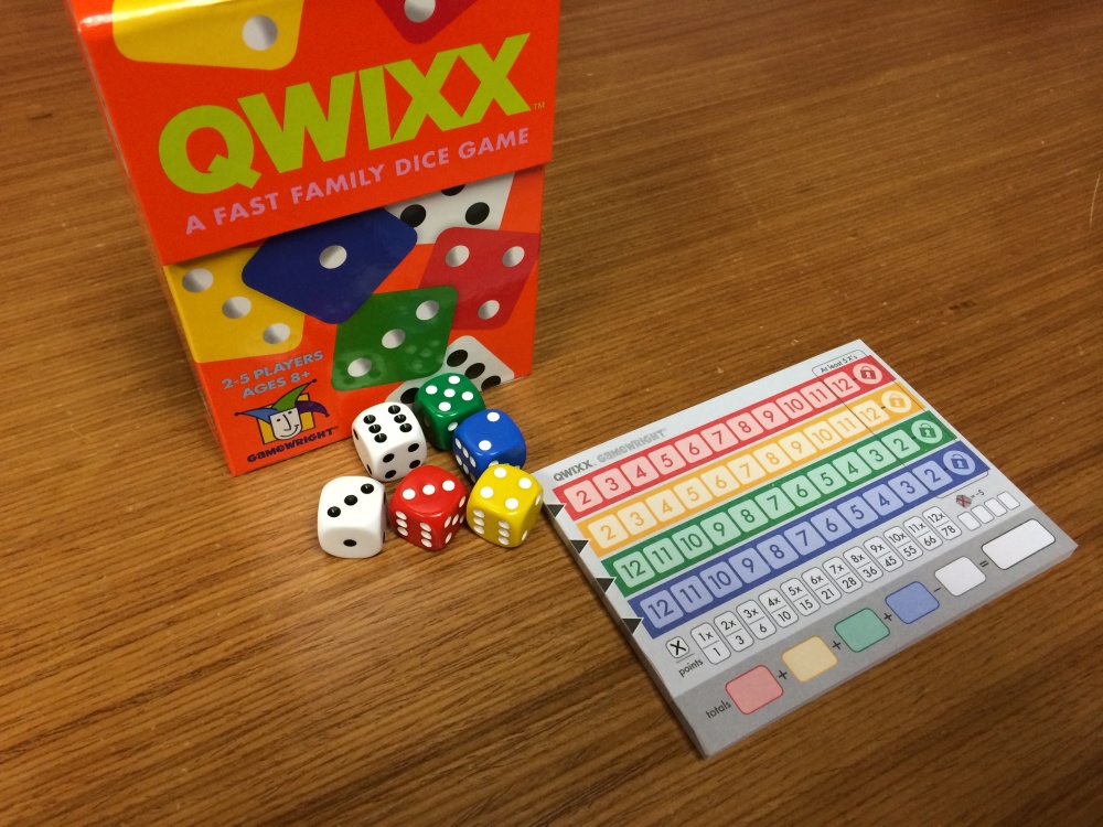 Family Dice Game Quixx  Dice games, Games, Card games for kids