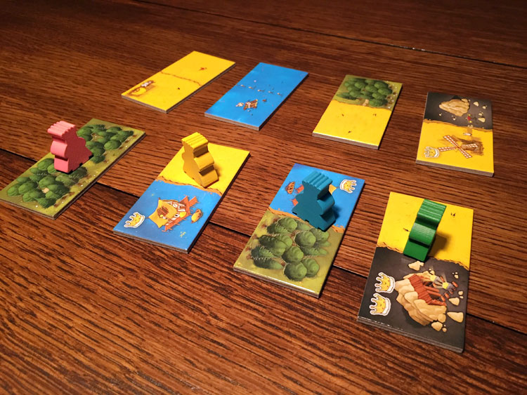 Kingdomino Board Game Pieces  All 48 Dominoe Terrain Tiles