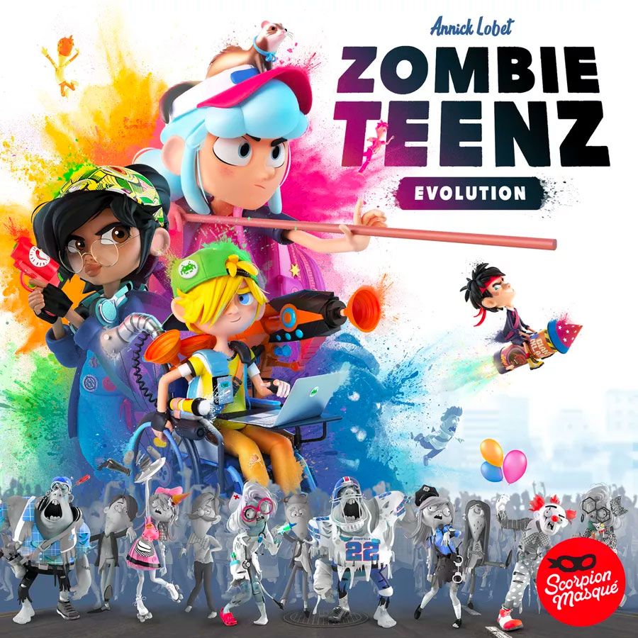Zombie Kidz Evolution Family Board Game Award Winning Game