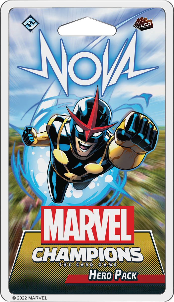 Nova Hero Pack Announced for Marvel Champions - Board Game Quest