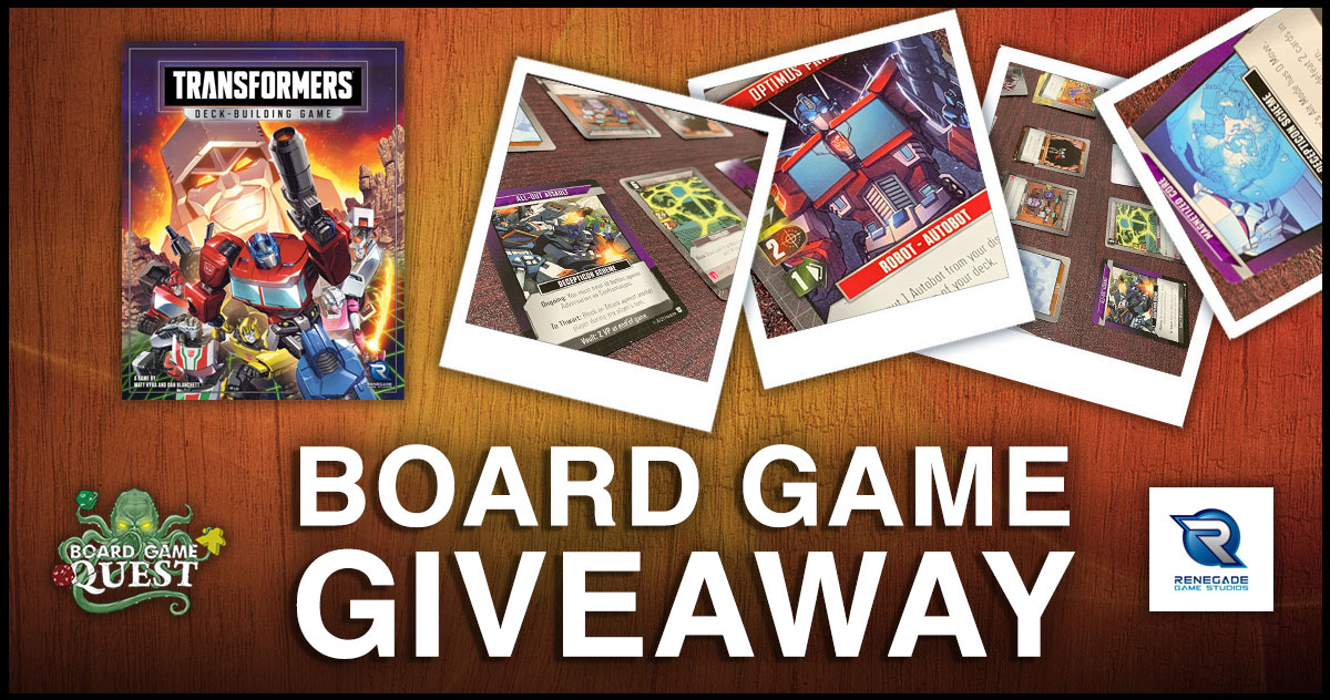 Transformers Deck-Building Game Giveaway - Board Game Quest